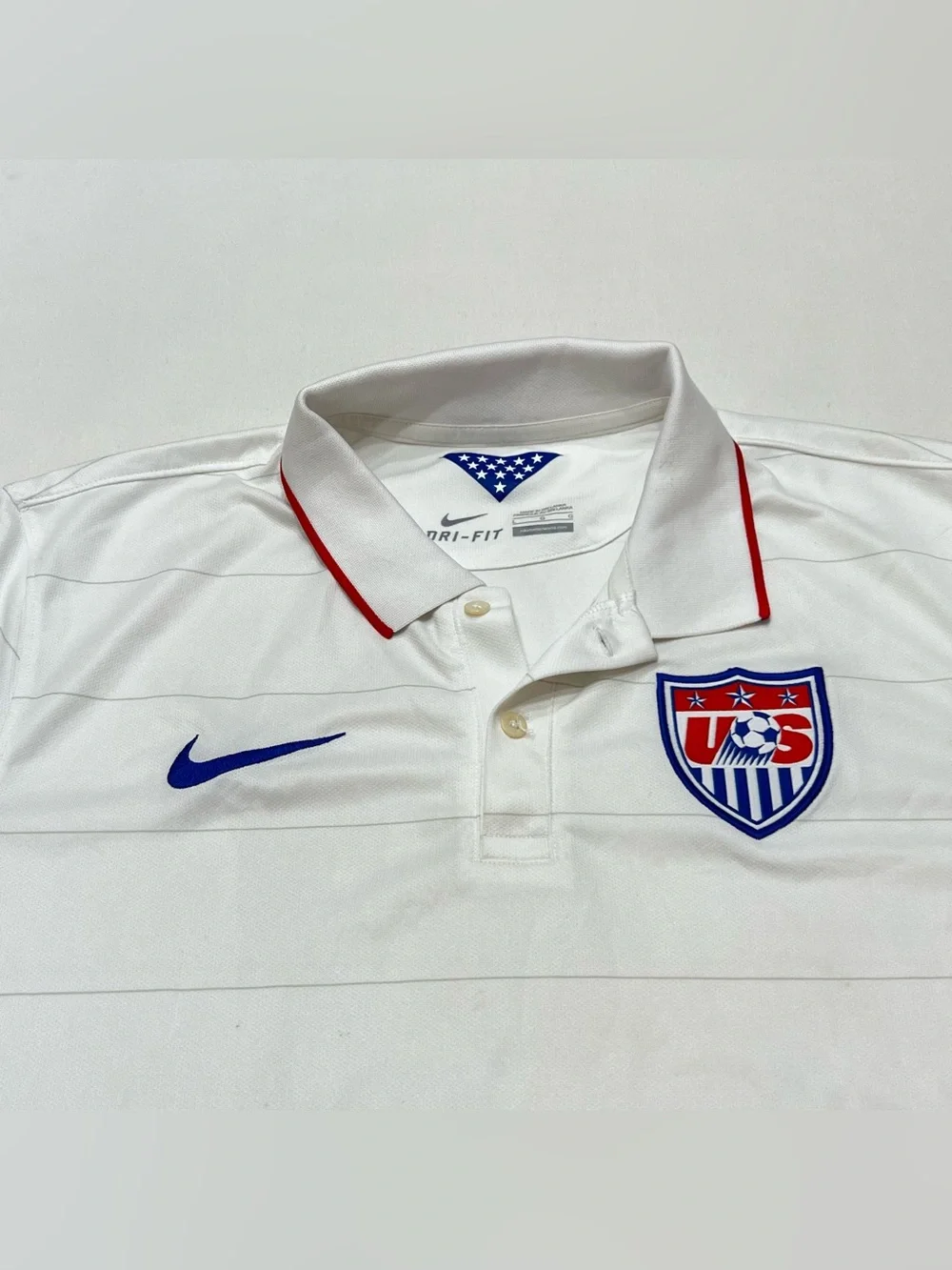 Nike United States Mens National Soccer 2014 World Cup Home Jersey Sz Large